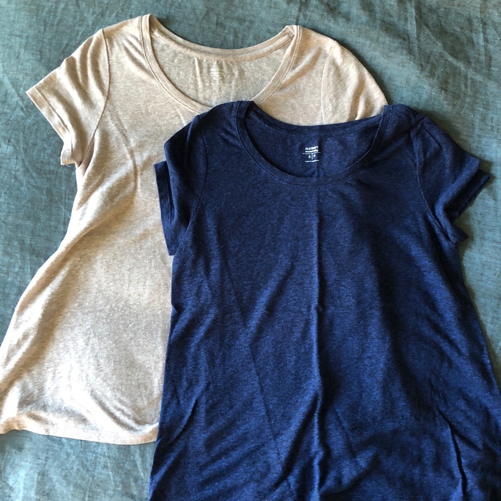 Linen Blend Old Navy Side-split Nursing shirts
